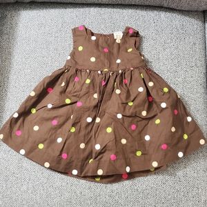 Carter's Baby Girl Polka Dot Dress Size 3m